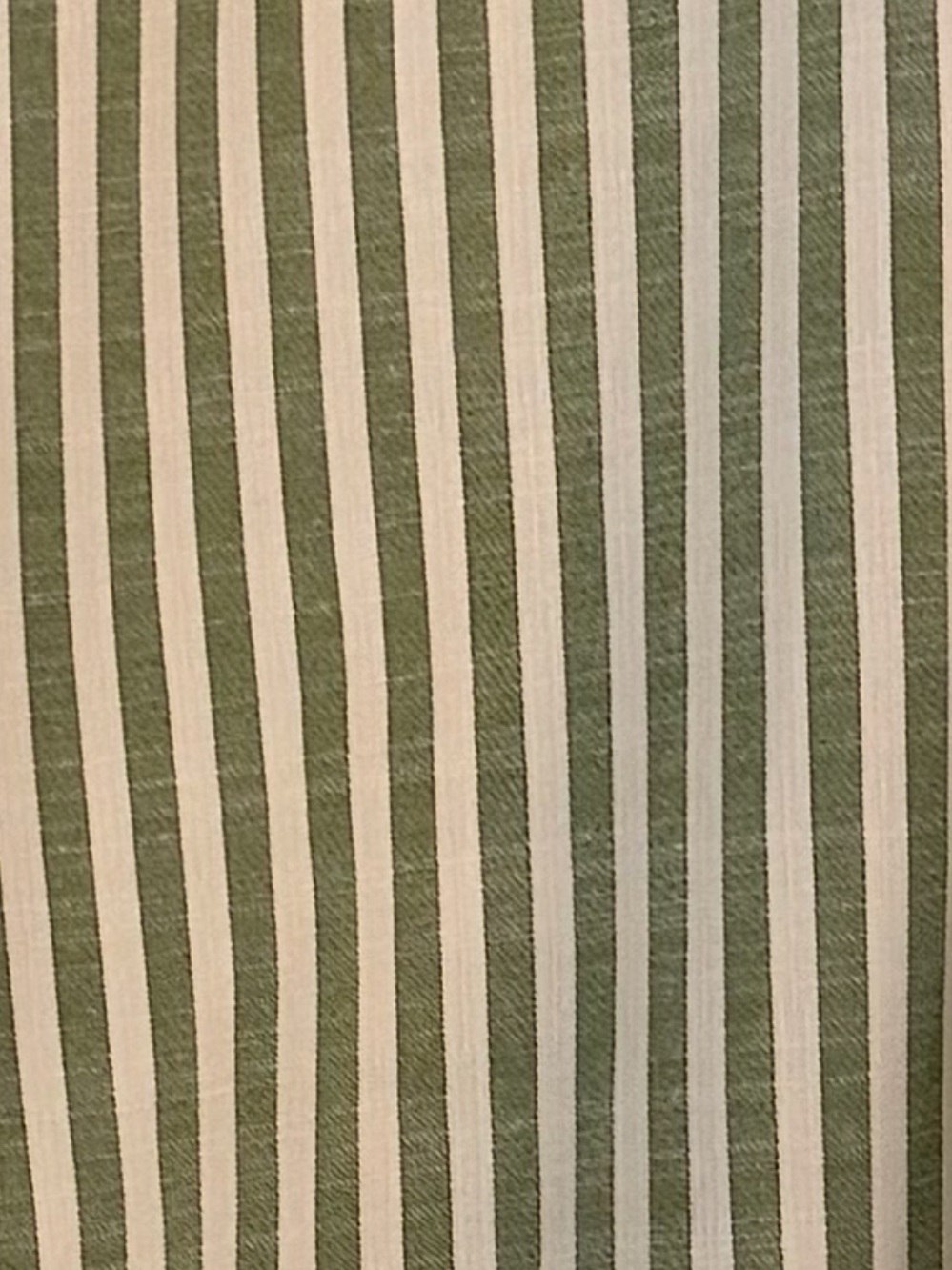 MAX STUDIO Stripe Oversize Long Sleeve Button-Up Tunic in green/ivory Sz M - Picture 15 of 15